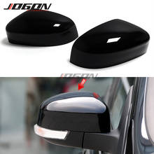 2pcs Black Replacement For Ford Focus 2 MK2 Focus 3 MK3 3.5 2008-2018 For Mondeo MK4 Car Rearview Mirror Cap Cover Accessories 2024 - buy cheap