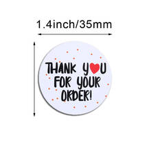 100pcs/pack 35MM Sticker Thank You Stickers Thank You for Supporting My Small Business Thank You Stickers Seal Labels 2024 - buy cheap