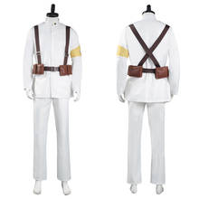 Shingeki no Kyojin Attack on Titan Cosplay Costume Marley Eldian Army White Uniform Outfits Halloween Carnival Suit 2024 - buy cheap