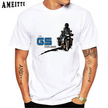 Camiseta masculina de manga curta, t-shirt clássica com estampa yoga para motocicleta, r 1200 gs r 1250 gs adventure 2024 - compre barato