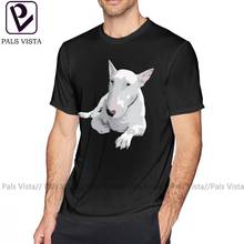 Bull Terrier T Shirt English Bull Terrier T-Shirt Short-Sleeve Oversize Tee Shirt Casual 100 Cotton Funny Man Printed Tshirt 2024 - buy cheap