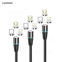 CANDYEIC Mobile Phone Accessories TYPE C Magnetic Cables For Samsung Galaxy A52 Charging Cable Magnetic Wire Charger 2024 - buy cheap