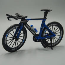 1:10 diecast bicicleta modelo brinquedos t.t tempo trial racing bike para coleção e presentes 2024 - compre barato