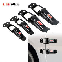 LEEPEE 2 Pieces Car Bumper Security Hook Lock Clip Kit Car Truck Hood Clip Hasp for Racing Quick Release Fasteners 2024 - buy cheap