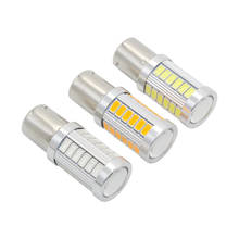 Luz de señal LED para coche, luz roja/amarilla/blanca, 1156 ba15s p21w DC 1V SMD 5630 5730 2024 - compra barato