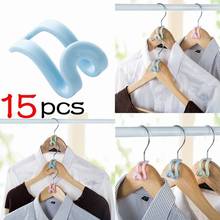 15Pcs Creative Mini Flocking Clothes Hanger Home Easy Hook Closet Organizer 2024 - buy cheap