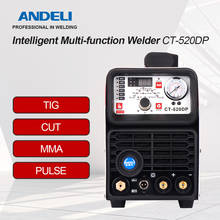 ANDELI-soldador portátil inteligente 3 en 1, máquina de soldadura monofásica, multifunción, corte/MMA/pulso/TIG 2024 - compra barato