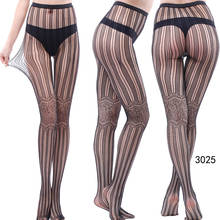 Women's Tights Sexy Solid Pantyhose Elastic High Waist Transparent Stockings Lingerie Garter Fishnet Pantyhose 2024 - buy cheap