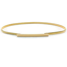 Gold Belts For Women Dresses Metal Plate Thin Ladies Belt Elastic Stretch Female Waist Belts 2024 - buy cheap