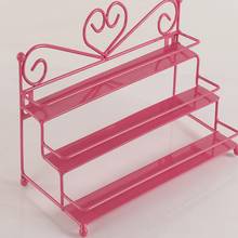 3 Layer Heart Nail Polish Shelf Cosmetic Display Stand Holder Rack Organizer 2024 - buy cheap