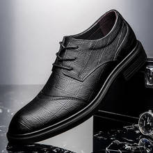 big size 48 Men Dress formal shoes fashion men's Handmade business shoes wedding party shoes Genuine Leather Lace-up Male shoes 2024 - buy cheap