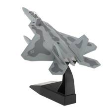 1:100 масштабная модель самолета коллекция Американский F-22 истребитель Раптор самолет игрушки с металлическим дисплеем Стенд 2024 - купить недорого