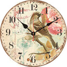 Reloj de pared Retro antiguo y desgastado, reloj de cocina, decoración del hogar para habitación de adolescentes, wandklok orologio da parete 2024 - compra barato