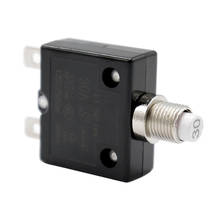 30A Manual Reset Thermal Circuit Breaker Overload Protector Switch + Black Cap 2024 - buy cheap