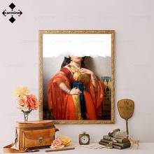 Antique Eclectic Artwork Poster Boho Style Vintage Lady Portrait Canvas Picture Abstract Print Painting Frameless Wall Art Decor 2024 - buy cheap