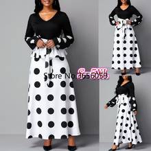 S-5XL mais tamanho outono vestidos africanos para as mulheres 2020 novo dashiki preto africano roupas retro áfrica bodycon longo maxi vestido 2024 - compre barato