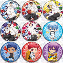 14 peças de basquete kuroko tetsuya kagami taiga kise ryota anime 58mm folha de flandres crachá pino presente lembrança coletar decoração 2024 - compre barato