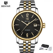 BENYAR 2021 Men's Mechanical Watch Men's Automatic Watch Casual Fashion Waterproof Watch Luxury Men's Clock Relogio Masculino 2024 - buy cheap