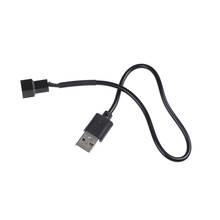 USB 2.0 A Male To 3-Pin/4-Pin Connector Adapter Cable For 5V Computer PC Fan 2024 - buy cheap