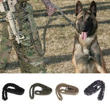 1 шт. поводок для собак 1000D нейлоновый Тактический Военный полицейский тренировочный поводок для собак эластичные ошейники для домашних животных многоцветные прочные поводки для собак 2024 - купить недорого