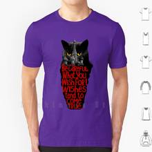 Beemote o gato (mestre e margarita) t camisa de algodão diy tamanho grande S-6xl gella crazyrussians diabolo azazello hella azazelo 2024 - compre barato