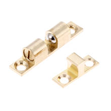 1Pc Metal Double Ball Latch Clip Lock Touch Roller Cupboard Drawer Cabinet Door Latch Catches Touch Bead Furniture Hardware 42mm 2024 - buy cheap