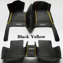 Tapetes do assoalho do carro à prova dwaterproof água adequado para bmw x3 e83 2003-2011 f25 2011-2017 g01 2017-2024 auto pé tapete capa preto amarelo 2024 - compre barato