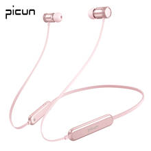 Picun s9 fones de ouvido esportivos bluetooth 5.0 à prova de suor pescoço fone de ouvido sem fio com microfone hifi bass fones de ouvido estéreo 2024 - compre barato