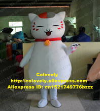 Gato branco mascote traje adulto personagem dos desenhos animados terno jardim de infância pet shop marketplace hypermarket zz9527 2024 - compre barato