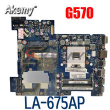 Laptop motherboard For LENOVO IdeaPad G570 HM65 PGA989 HDMI Mainboard PIWG2 LA-675AP 11013570 2024 - buy cheap