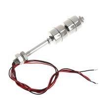 Interruptor flutuante de aço inoxidável, sensor de nível de água para tanque automático de líquidos, 220v, 10w, 100mm