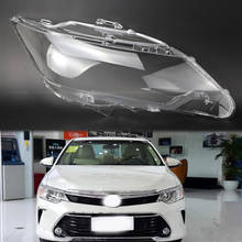 Filme protetor de lente para farol toyota camry, filme de vidro transparente para proteção de lentes de farol de plástico 2015 a 2017, 2 peças 2024 - compre barato