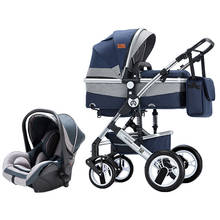 Carrinho de bebê 3 em 1 com assento para viagem, sistema de viagem, assento para recém-nascidos, assento para carro confortável, 0 a 36 meses 2024 - compre barato