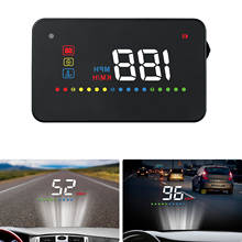 Cheap Car Hud Universal Head Up Display 3.5 inch HD LED Speedometer OBD2 EUOBD RPM Speed Temperature Water Windshield Projector 2024 - buy cheap