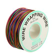 1pc Tin Plated Copper Wrapping Cable 30AWG 0.25mm Wire Wrap Insulation Test Cable 8-Colored For Electronic Testing 2024 - buy cheap