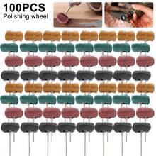 100pcs Scouring Pad Brush Nylon Abrasive Brush Fiber Grinding Sanding Head Buffing Polishing Wheel for Dremel Accessories Tools 2024 - buy cheap