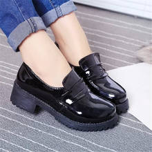 Lolita sapatos estilo japonês baixos de couro jk, uniforme, casual, escolar, para meninas, estudantes 2024 - compre barato