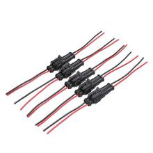 5 Pair/Set 2 Pins Way Electrical Connectors with Wire Car Boat Motorcycle Truck Waterproof Male Female Connector Plug 2024 - buy cheap