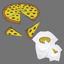 Cartoon Pizza Iron On Heat Transfers Vinyl Sticker Ironing Thermal Stickers On Kids T-shirt DIY Patches For Clothing Appliques 2024 - buy cheap