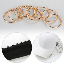 10pcs/bag Gold Silver Circle Ring Connection Alloy Metal Shoes Bags Belt Buckles DIY Craft Supplies Webbing 2024 - buy cheap