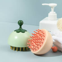Escova de massagem do corpo, escova de silicone escova para lavar o cabelo escova de banho spa 2024 - compre barato
