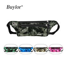 Buylor Waist Pack Sport Fanny Pack Hip Bum bag Running Men Waterproof Gym Crossbody Wallet Pouch Chest Bag for Travel, Sports 2024 - buy cheap