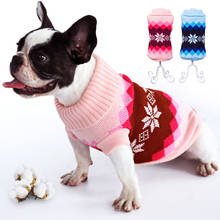 Рождественская Одежда для собак, тёплая осенне-зимняя мягкая куртка для маленьких и средних собак, чихуахуа, французского бульдога 2024 - купить недорого