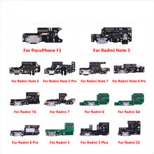 Charging Flex Cable For XiaoMi PocoPhone F1 / Redmi Note 8 / 7 / 6 / 5 Pro / 5Plus / 7A / 6A / S2 Charger Port Dock Connector 2024 - buy cheap