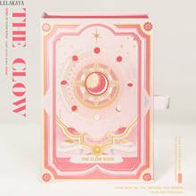 Cartas de ação para cosplay de anime cardcaptor sakura, figura de ação de papel de tarô cullo the clow, caixa de livro mágico, jogos de pôquer, cartas de coleção de cartas 2024 - compre barato