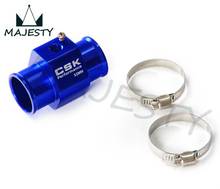 32MM 1.26" Water Temp Gauge Radiator Sensor Adaptor Attachment Aluminum  Blue Red Silver 2024 - buy cheap