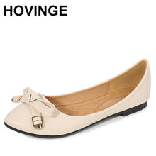 HOVINGE-bailarinas informales de trabajo para mujer, zapatos planos sencillos de marca, de alta calidad, talla grande 36-46 2024 - compra barato