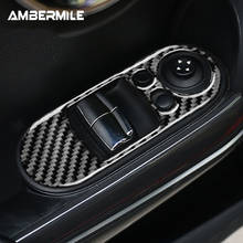 AMBERMILE Carbon Fiber for Mini Cooper F56 JCW Accessories Car Door Window Lifter Switch Control Panel Cover Stickers Decal Trim 2024 - buy cheap