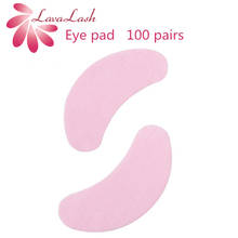 100 Pairs Eye Pad Gel Patch Grafting Eyelashes Under Eye Patches For Eyelash Extension Paper Sticker Wraps lash Makeup Tools 2024 - buy cheap