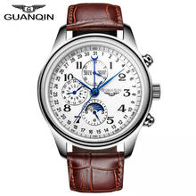 GUANQIN NEW men's watches top brand luxury business Automatic clock Tourbillon waterproof Mechanical watch relogio masculino 2024 - buy cheap